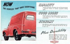 MORRIS COWLEY VAN & PICK-UP ORIGINAL 1950 FACTORY UK SALES BROCHURE