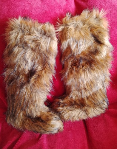 Ladies brown black flecked - ladies, fur