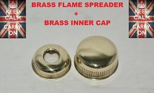 PRIMUS STOVE BRASS FLAME SPREADER OUTER CAP AND BRASS INNER CAP 