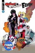 HARLEY QUINN X ELVIRA #2 (2025) 1ST PRINTING MAIN COVER DYNAMITE