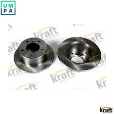 2x BRAKE DISC 6051420 FOR VW