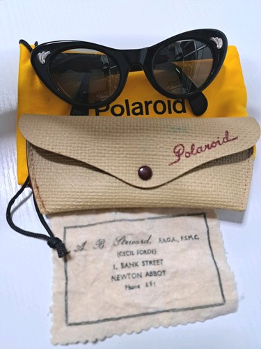 Vintage polaroid black cat eye - vintage,