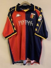 Genoa CFC ‘17’ 1999/00 Home Football Shirt Match issue? Vintage Kappa Italy- XL 