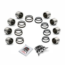 GSXR1000 K9 2009 Brake Caliper Pistons Seals Suzuki Front Stainless Upgrade Set