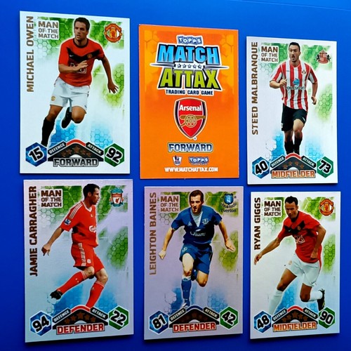 Match attax man of - 09/10,