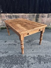 Rustic Farmhouse Pine Table. 5.5ft, Country Cottage, Kitchen, Dining