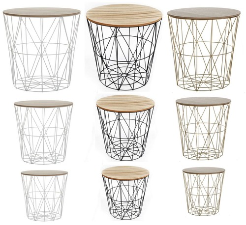 Metal wire storage - storage, table