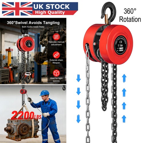 Chain hoist block and - 1t,
