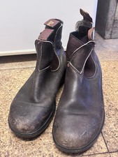 Lovely old brown leather - old,