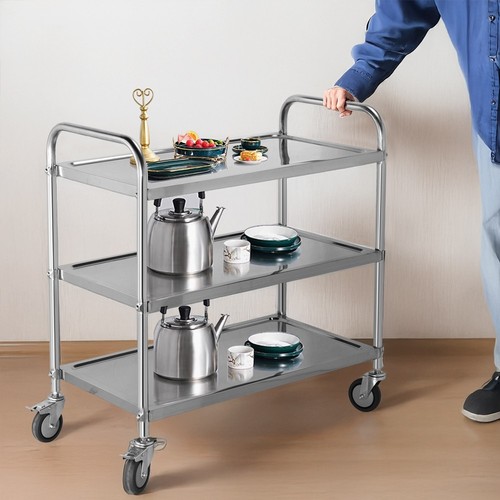 Stainless steel cart - cart, wheels