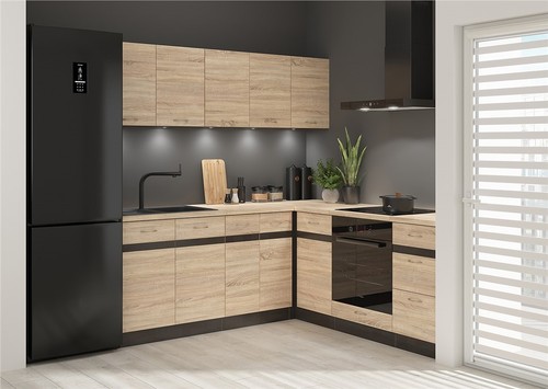 Corner kitchen cabinet set - corner,