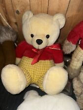 Vintage Rupert the Bear in Red Jumper with Yellow Scarf, Plush toy 23''  