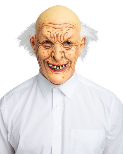 Baldy old guy latex - mask, mens