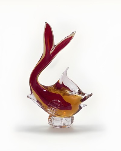 Murano mid century glass - murano, fish