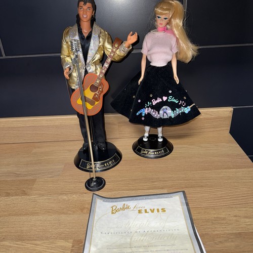 Barbie loves elvis - barbie, ,elvis