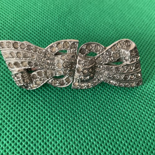 1930 brooch brilliant stones - brooch,