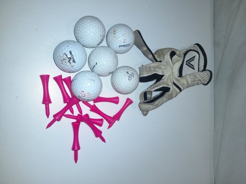 Golf bundle glove 6 balls - -, +