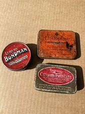 vintage advertising tins X 3