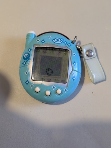 Blue spaceships tamagotchi - blue,