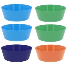Coloured Plastic Cereal Bowls