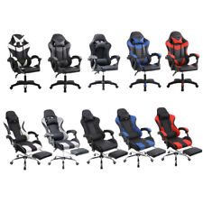 Gaming Chair Swivel Gas Lift Adjust Seat Height Recliner Racing Game Chair