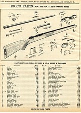 1960 Print Ad of Krico .222 &