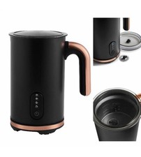 Milk Frother Black & Rose Gold Milk Frother