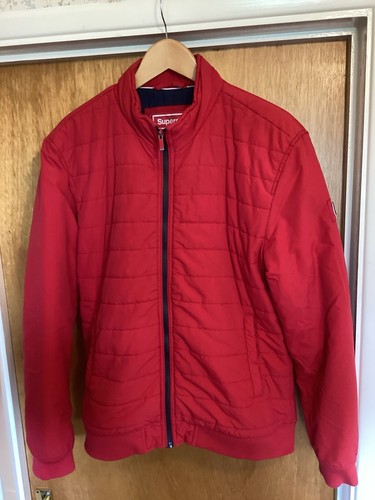 Superdry men red puffer - men's,