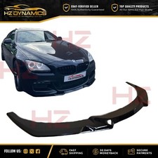 GLOSS BLACK FRONT LIP SPLITTER SPOILER FOR BMW 6 SERIES F06 F12 F13 2012 M SPORT