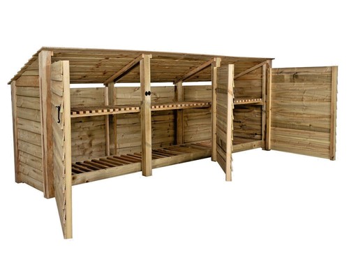Firewood storage log - storage,