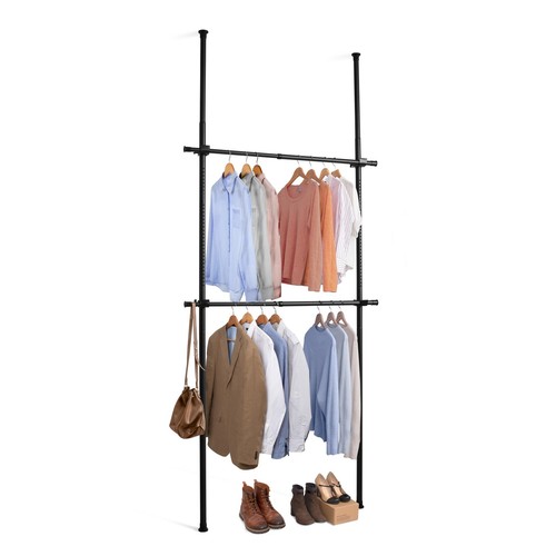 Telescopic wardrobe organiser - wardrobe,