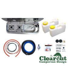 Dometic/Smev 9222R  Sink/Hob 12v Tap,Pump & Installation Kit/Water & Containers 