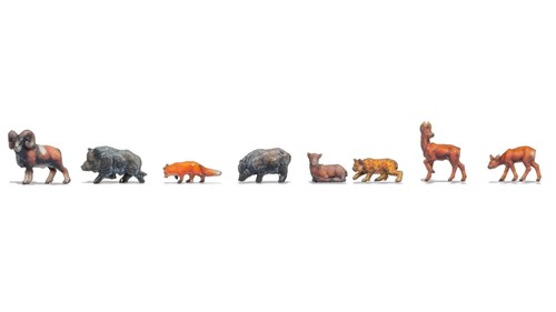Forest animals gauge - animals, (8)