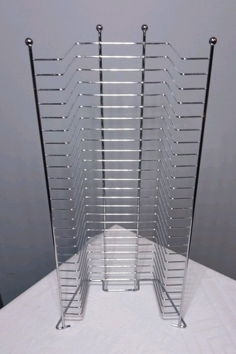 Vintage silver chrome metal - silver,