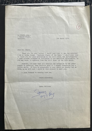 Typed letter manchester united - typed,