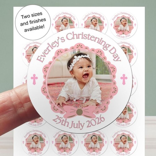 Baptism photo stickers - baptism,