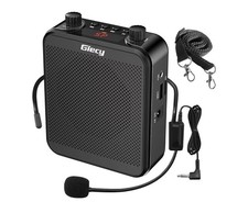 Giecy Portable Voice Amplifier with UHF Wrieless Microphone Headset, 30W G300