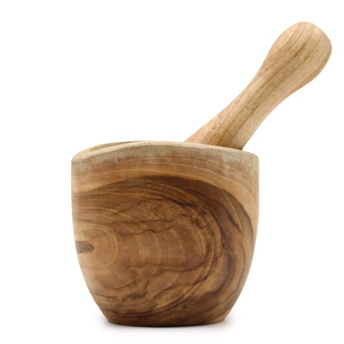 Handmade teak wood pestle - handmade,