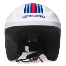 Sparco Martini Racing J-Pro Helmet - ECE 22.06 Approved, Lightweight (Track Day)
