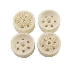 4 NEW LEGO Wheel 30mm D. x 14mm (for Tire 43.2 x 14) White