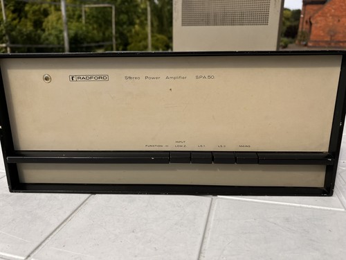 Radford power amplifier - power, spa50