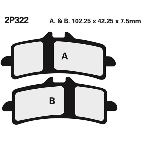 Nissin front brake pads - brake,