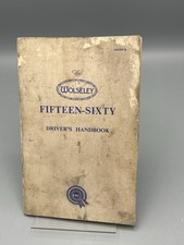 Wolseley Fifteen Sixty 15/60 Drivers Handbook AKD1017B Original Good Condition