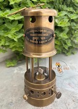 Vintage Heavy Brass Oil Lamp