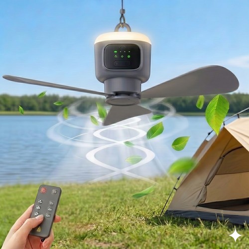 Camping tent fan - camping,