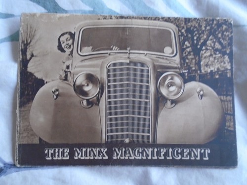 Hillman minx brochure 1937 - hillman,
