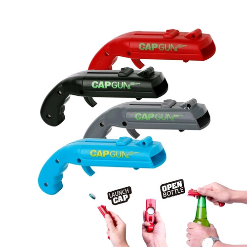 Cap gun bear bottle opener - cap,