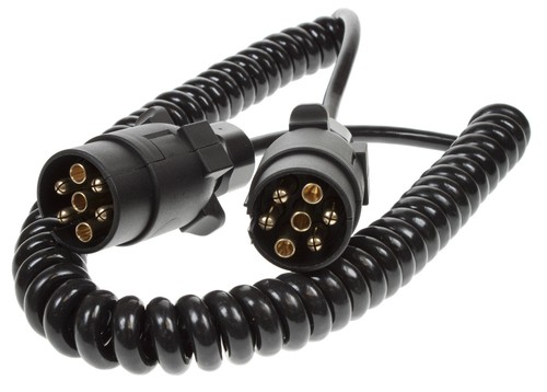 Trailer curly plug extension - curly,