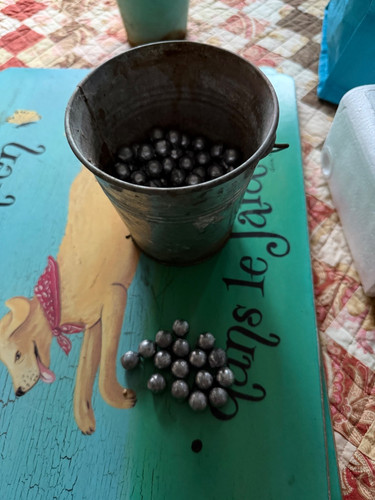 10.5mm lead balls catapult