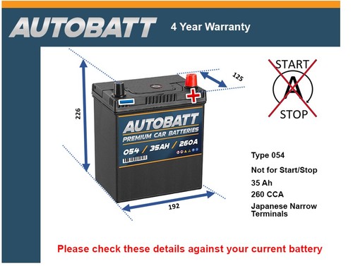 Battery fits hyundai amica - battery, /